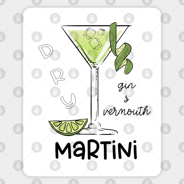 Cocktail Sign G Magnet by Jean Plout Designs